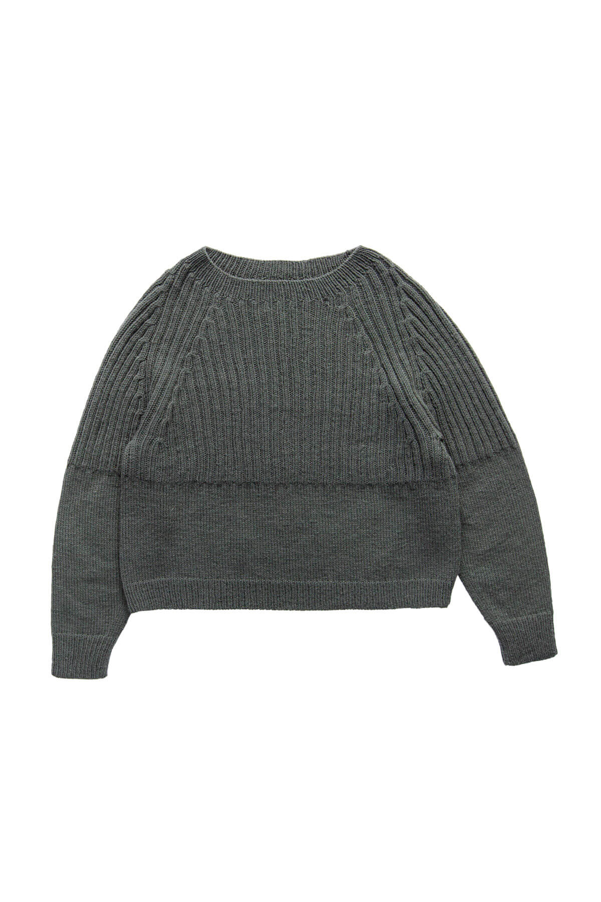 Big Rib Raglan Pullover | Knitting Pattern by Jared Flood