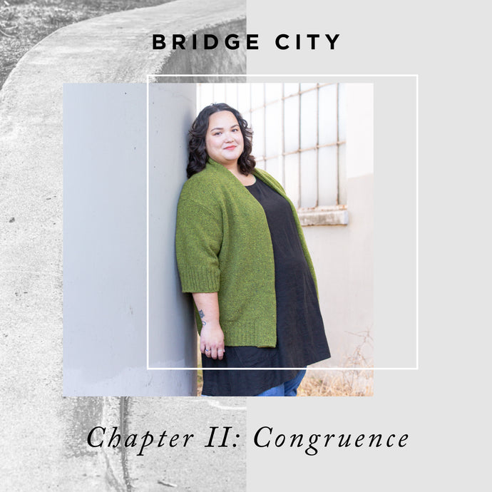 Bridge City - Chapter 2: Congruence | Knitting Pattern Collection Lookbook Cover by Brooklyn Tweed