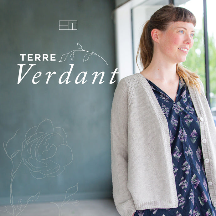 Terre Verdant Fall 2020 | Knitting Pattern Collection Lookbook Cover by Brooklyn Tweed