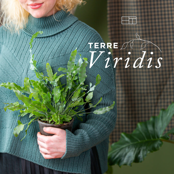 Terre Viridis Fall 2020 | Knitting Pattern Collection Lookbook Cover by Brooklyn Tweed