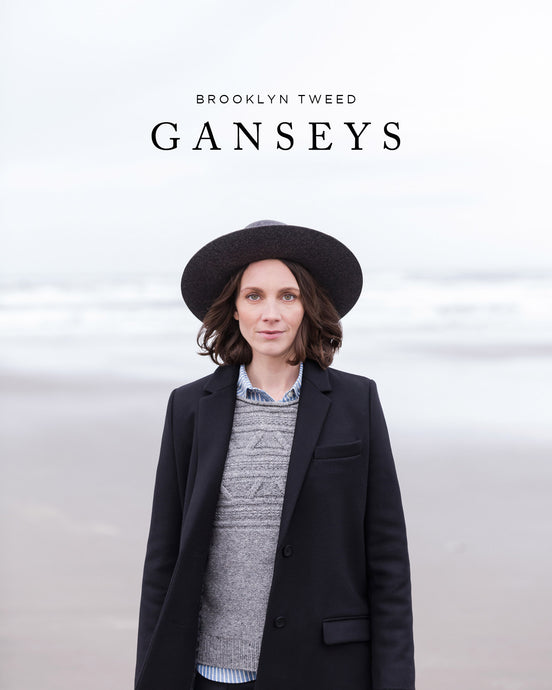 Ganseys | Knitting Pattern Collection Lookbook Cover by Brooklyn Tweed