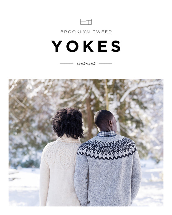Yokes | Knitting Pattern Collection Lookbook Cover by Brooklyn Tweed