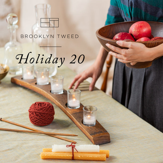 Holiday 2020 | Knitting Pattern Collection Lookbook Cover by Brooklyn Tweed
