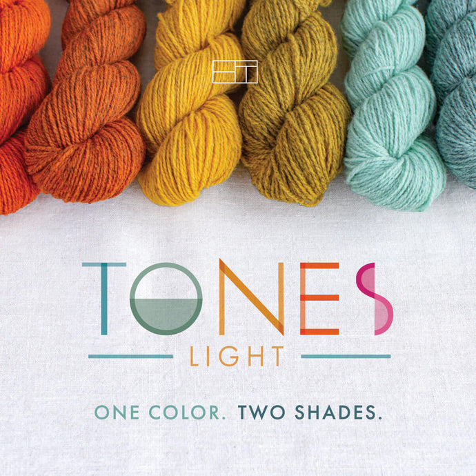 Tones Light | Fingering Weight Overdyed Wool Yarn | Brooklyn Tweed