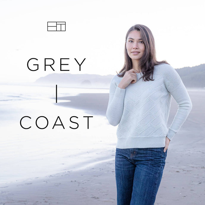 Grey Coast | Knitting Pattern Collection | Lookbook Cover | January 2022