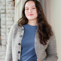 Cobblestone Cardigan | Handknit Design Sample | Brooklyn Tweed