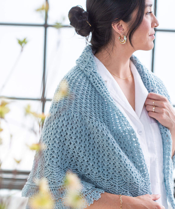 Cosmea Shawl | Knitting Pattern by Mary Weaver | Brooklyn Tweed