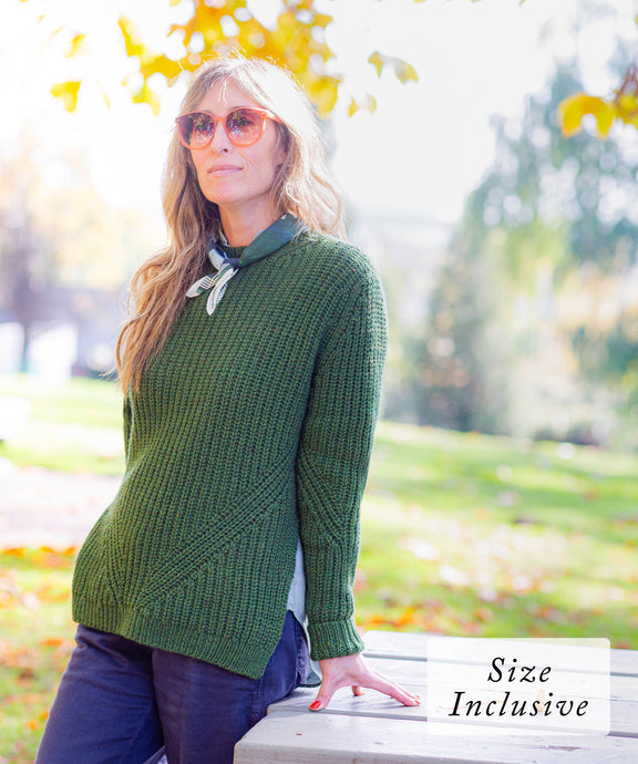 Diverge Pullover | Knitting Pattern by Mary Weaver | Brooklyn Tweed