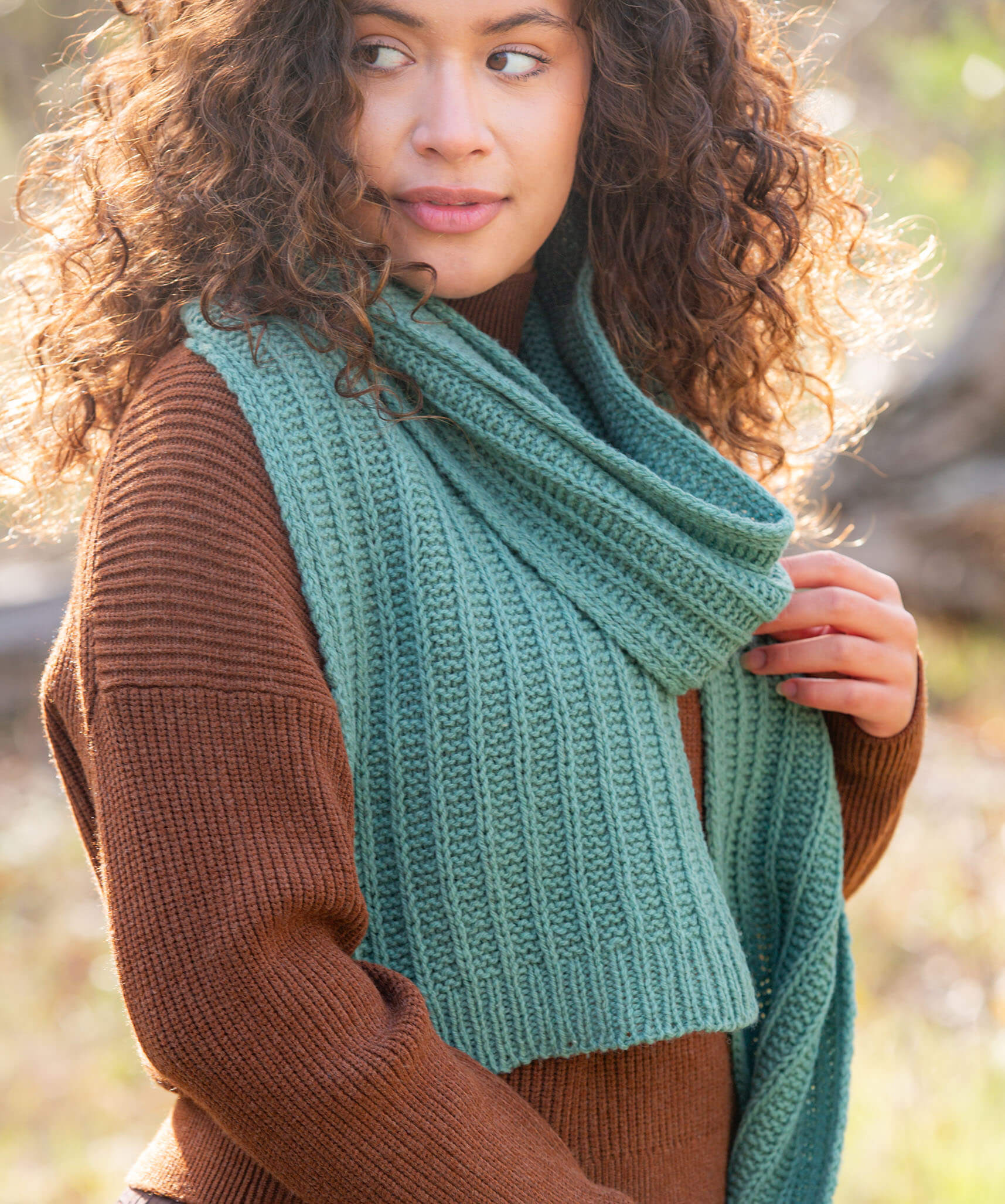 Dunaway Scarf | Knitting Pattern by Julie Hoover | Brooklyn