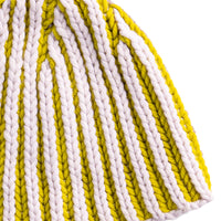 First Brioche Hat | Beginner Knitting Pattern | BT by Brooklyn Tweed - Flat (right side)