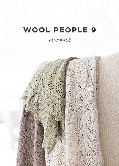 Wool People 9 | Knitting Pattern Collection Lookbook Cover by Brooklyn Tweed