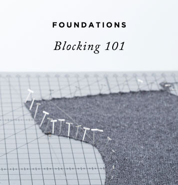 Foundations: Blocking 101 – Knitting Tutorial