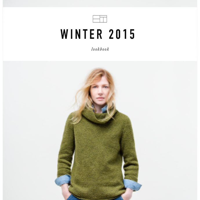Winter 2015 | Knitting Pattern Collection Lookbook Cover by Brooklyn Tweed