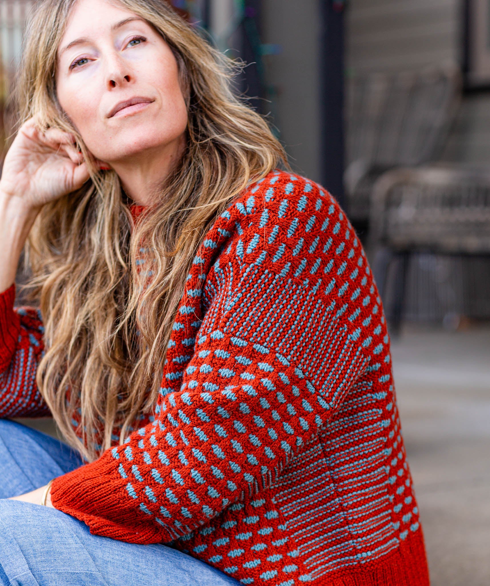 トップス ssstein / BUMPY PATTERNED KNIT LS ssstein / BUMPY PATTERNED KNIT LS