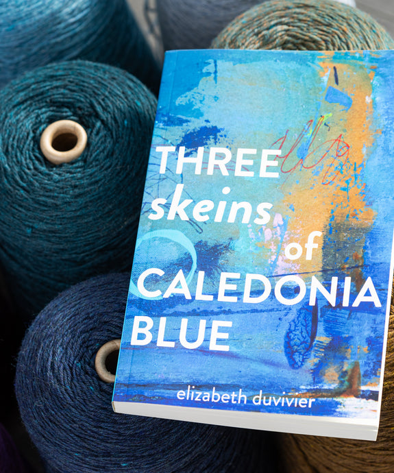 Three Skeins of Caledonia Blue