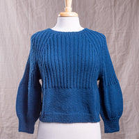 Big Rib Raglan Pullover | Handknit Design Sample | Brooklyn Tweed