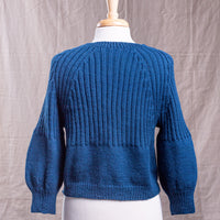 Big Rib Raglan Pullover | Handknit Design Sample | Brooklyn Tweed