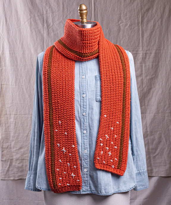 Shake Scarf | Handknit Design Sample | Brooklyn Tweed