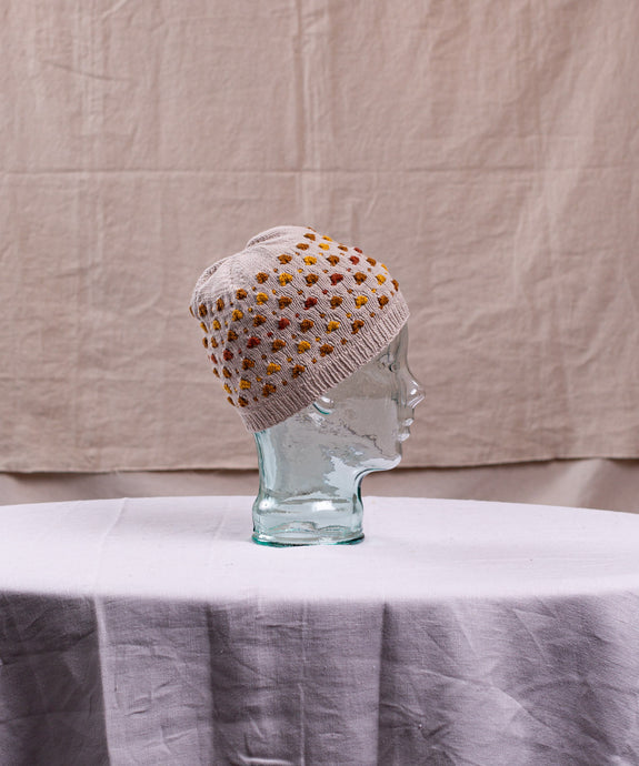 Foliage Dot Hat | Handknit Design Sample | Brooklyn Tweed