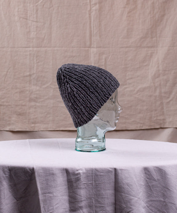 Biggie Rib Hat | Handknit Design Sample | Brooklyn Tweed