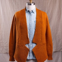 Sonobe Cardigan | Handknit Design Sample | Brooklyn Tweed