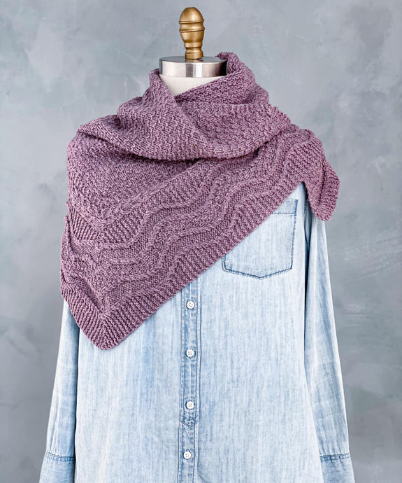 Ashby Shawl | Handknit Design Sample | Brooklyn Tweed