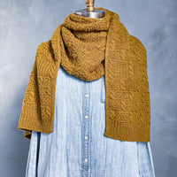Mossyblocks Wrap | Handknit Design Sample | Brooklyn Tweed