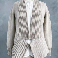 Sonobe Cardigan | Handknit Design Sample | Brooklyn Tweed
