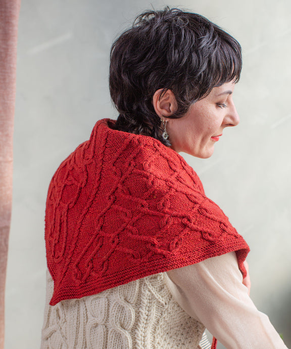 Racines Shawl | Knitting Pattern by Mary Weaver | Brooklyn Tweed