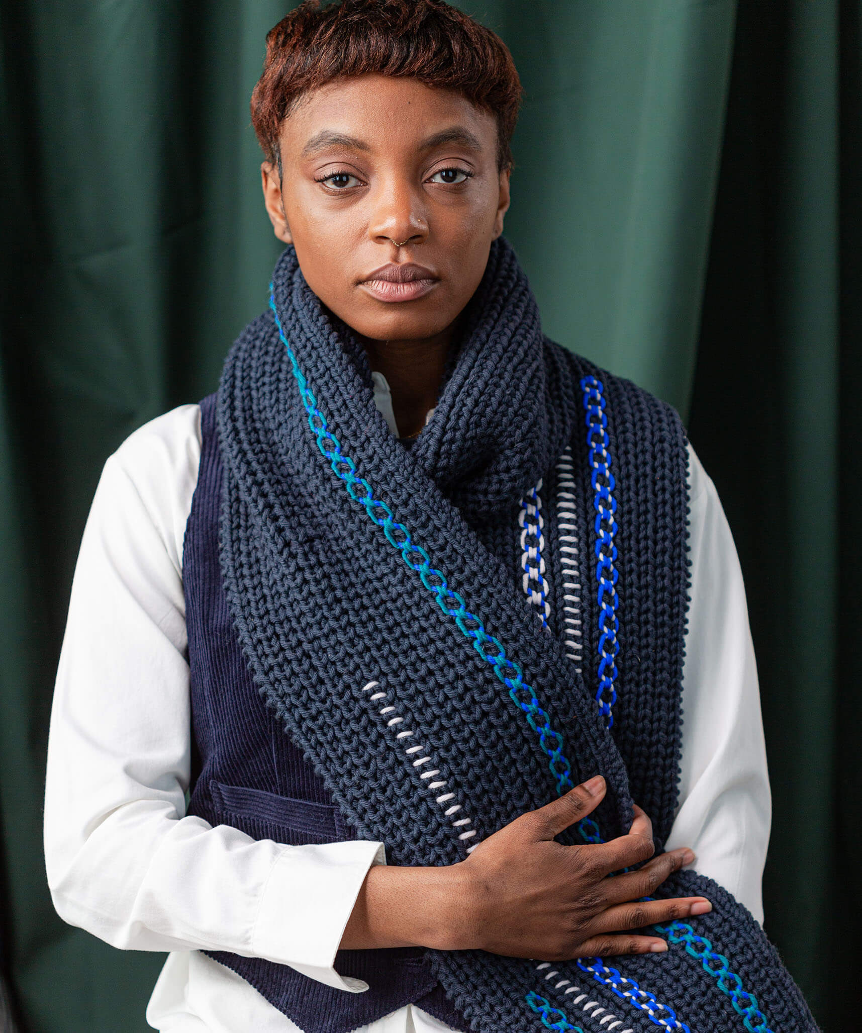 Shake Scarf | Knitting Pattern by Jared Flood | BT by Brooklyn Tweed