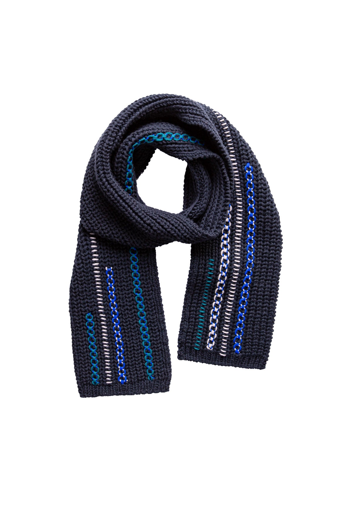 マフラー/ショール mame osmanthus motif knitted scarf navy Shake Scarf | Knitting Pattern by Jared Flood | BT by Brooklyn Tweed