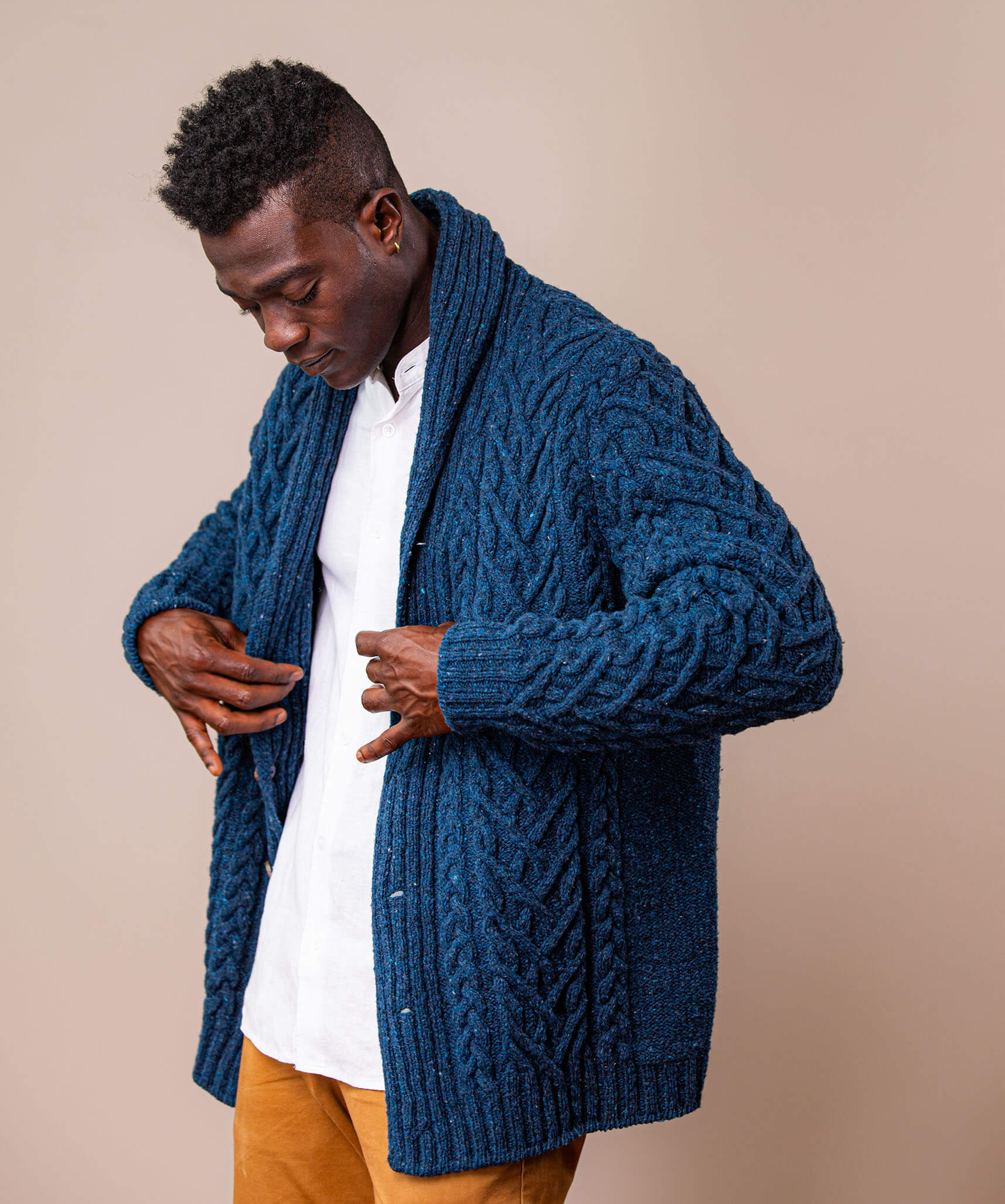 トップス Twinkle knit cardigan Oversized Maeve Cardigan - Toffee – Callahan Knitwear