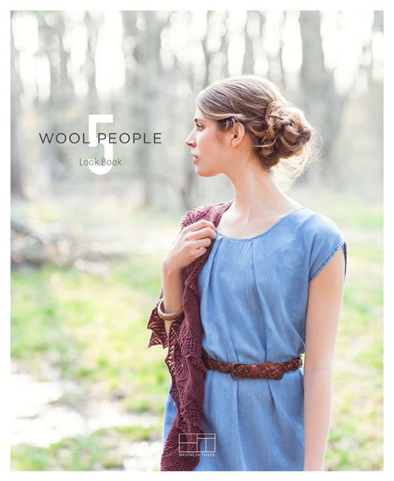 Wool Peopl 5 | Knitting Pattern Collection Lookbook Cover by Brooklyn Tweed