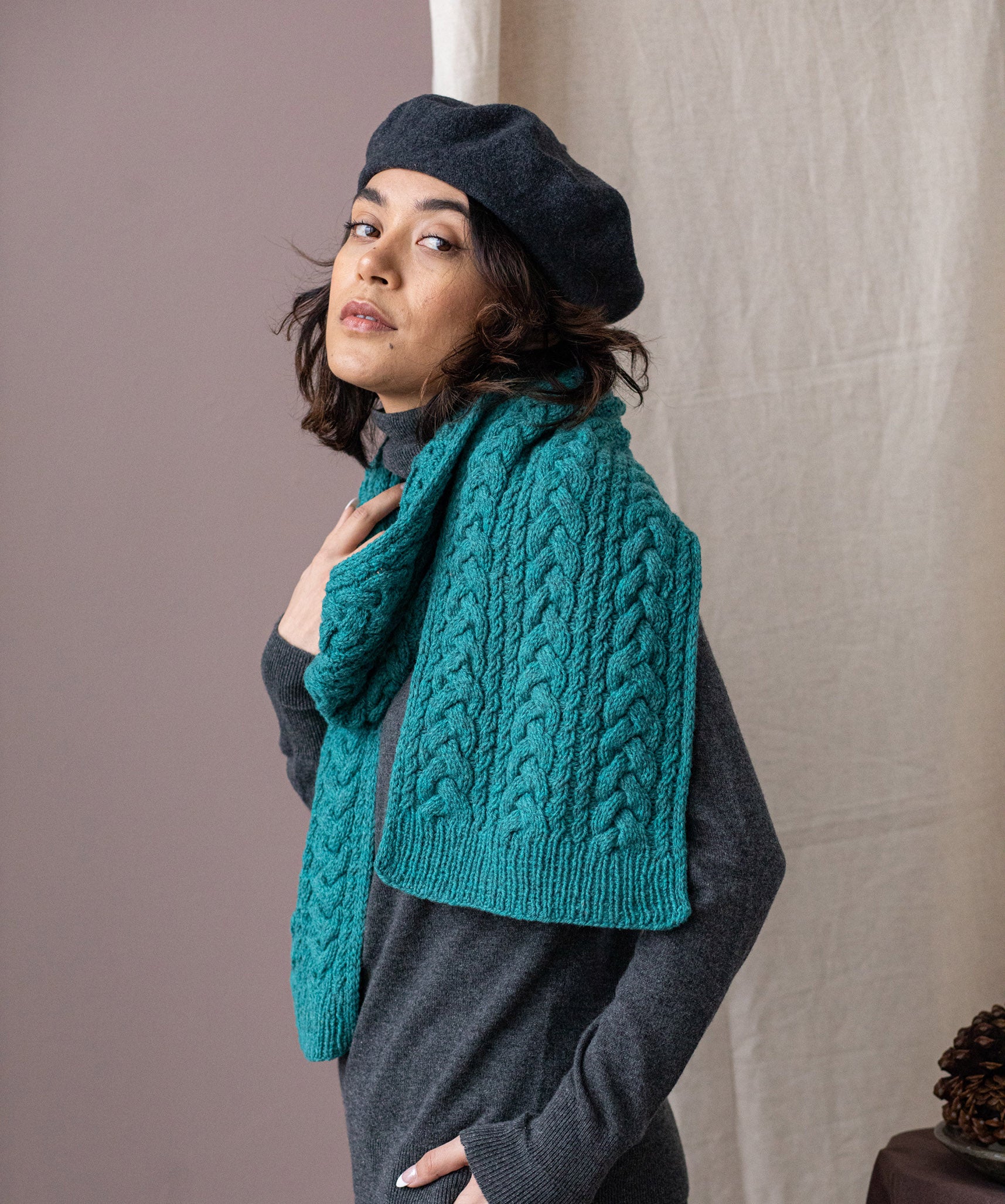 Woven Roots Scarf Knitting Pattern by Jared Flood BT by