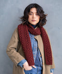 Woven Roots Scarf | Designed by Jared Flood | BT by Brooklyn Tweed