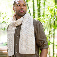 Woven Roots Scarf | Handknit Design Sample | Brooklyn Tweed