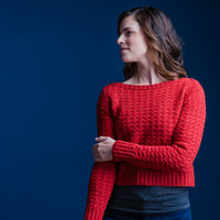 Brighton Crop | Handknit Design Sample | Brooklyn Tweed