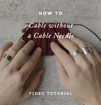 How To Knit: Cable Without A Cable Needle - Video Knitting Tutorial