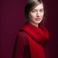 Junction Scarf | Handknit Design Sample | Brooklyn Tweed