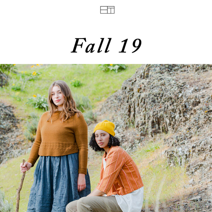 Fall 2019 | Knitting Pattern Collection Lookbook Cover by Brooklyn Tweed