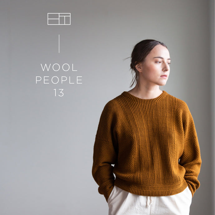 Wool People 13 | Knitting Pattern Collection Lookbook Cover by Brooklyn Tweed