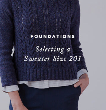 How To Knit - Foundations: Selecting A Sweater Size 201 | Knitting Tutorial