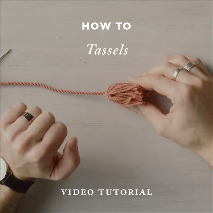 How To Knit: Tassels – Video Knitting Tutorial