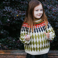 Arlecchino Children's Sweater | Knitting Pattern by Sophie Ochera