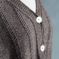 Ashfork Cardigan | Knitting Pattern by Aude Martin - Button