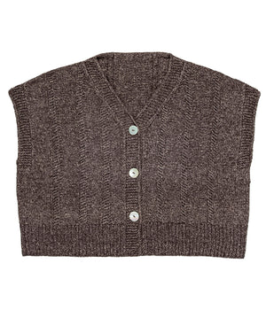 Ashfork Cardigan | Knitting Pattern by Aude Martin - Flat