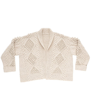 Flatlay of Balan Cardigan | Knitting Pattern by Emily Greene | Brooklyn Tweed