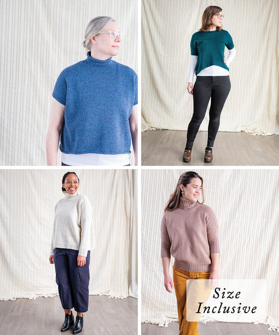 Box Pullover | COLLAGE Customizable Knitting Pattern by Jared Flood | Brooklyn Tweed - COVER
