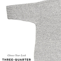 Box Pullover | COLLAGE Customizable Knitting Pattern by Jared Flood | Brooklyn Tweed - Three-Quarter Sleeve