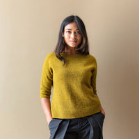Box Pullover | Collage Customizable Knitting Pattern by Jared Floo in Tones Light